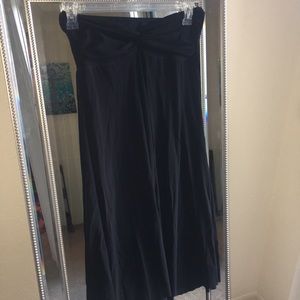 Stretchy strapless summer dress